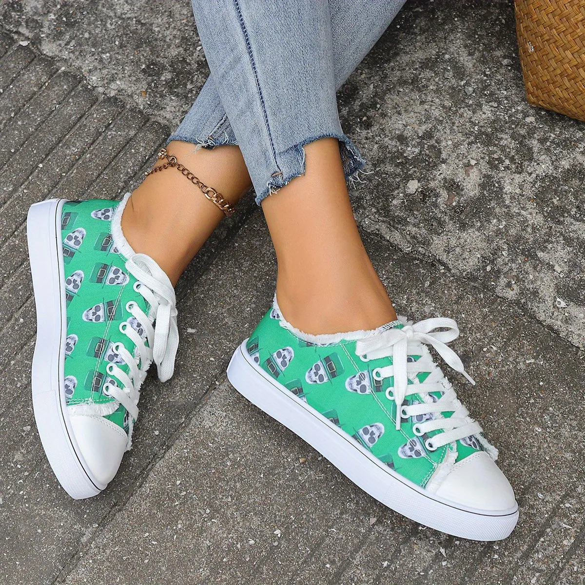 Comfortable Wear Resistance Non Slip Canvas Sneakers