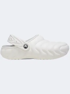 Crocs Classic Lined Puffer Clog Unisex Lifestyle Slippers White