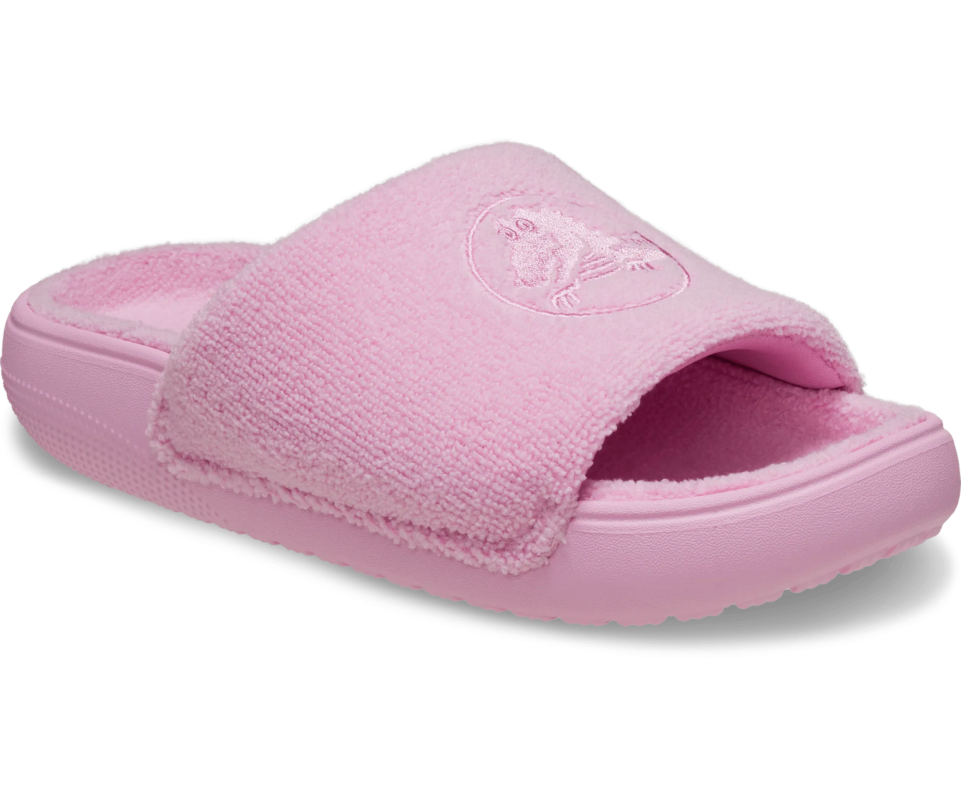 Crocs Unisex Classic Towel Slide - Pink Tweed