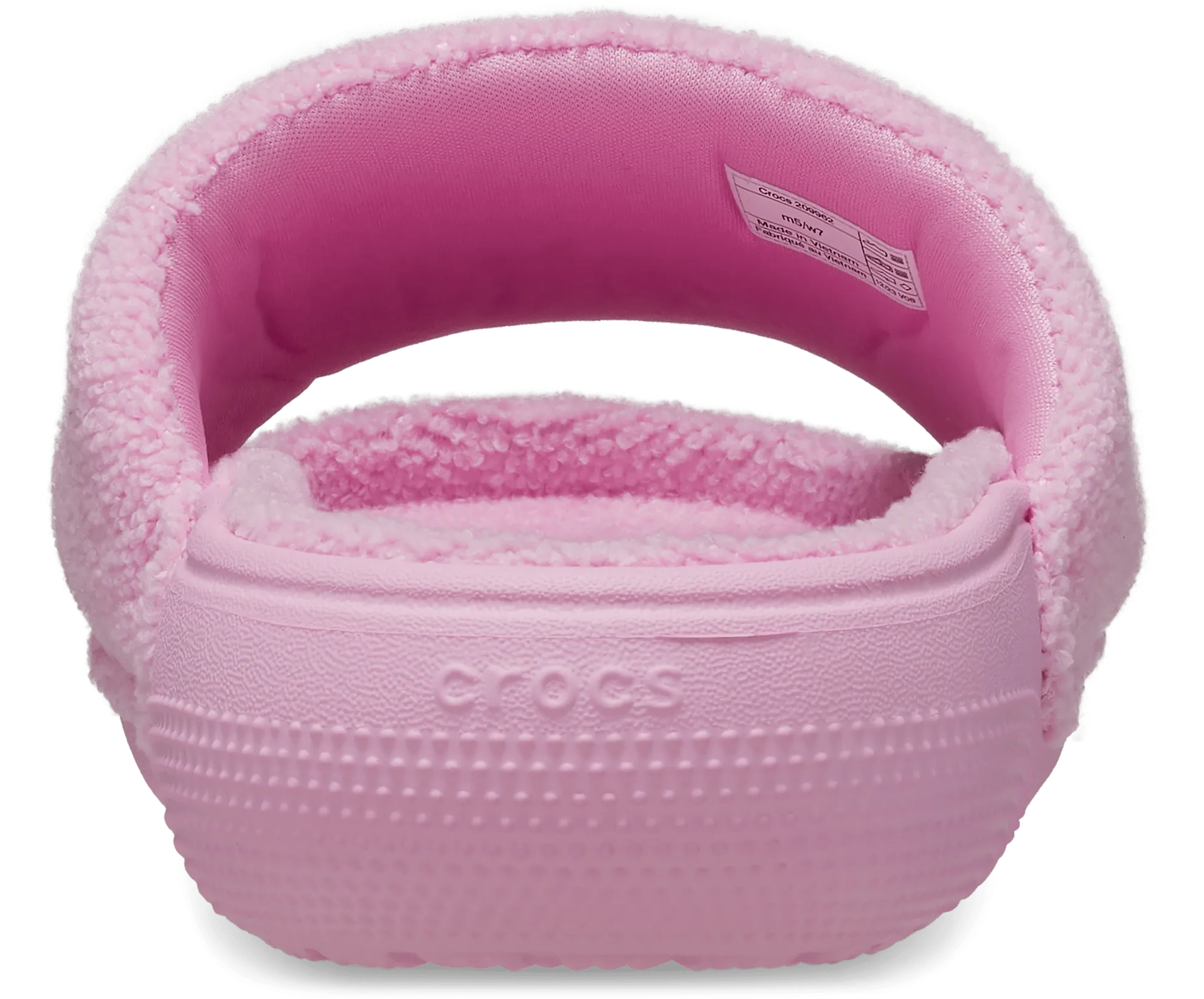 Crocs Unisex Classic Towel Slide - Pink Tweed