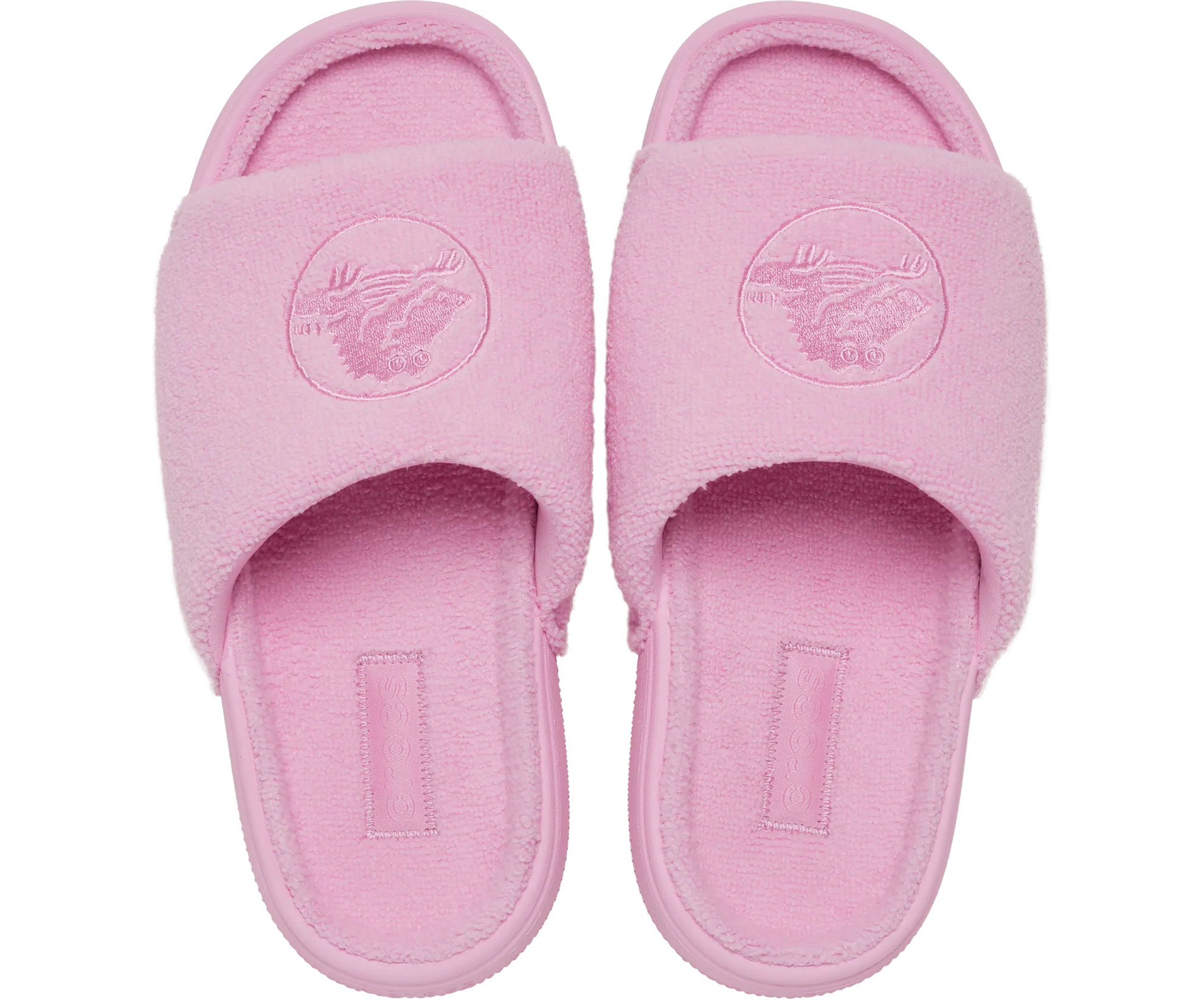 Crocs Unisex Classic Towel Slide - Pink Tweed