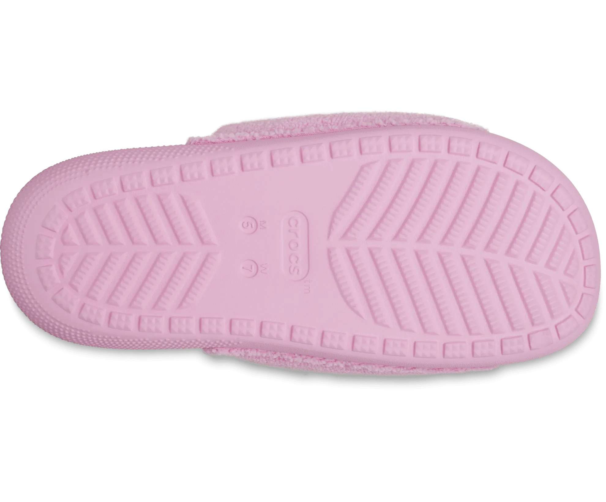 Crocs Unisex Classic Towel Slide - Pink Tweed
