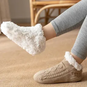 FLEECE-LINED CLOUD SLIPPERS