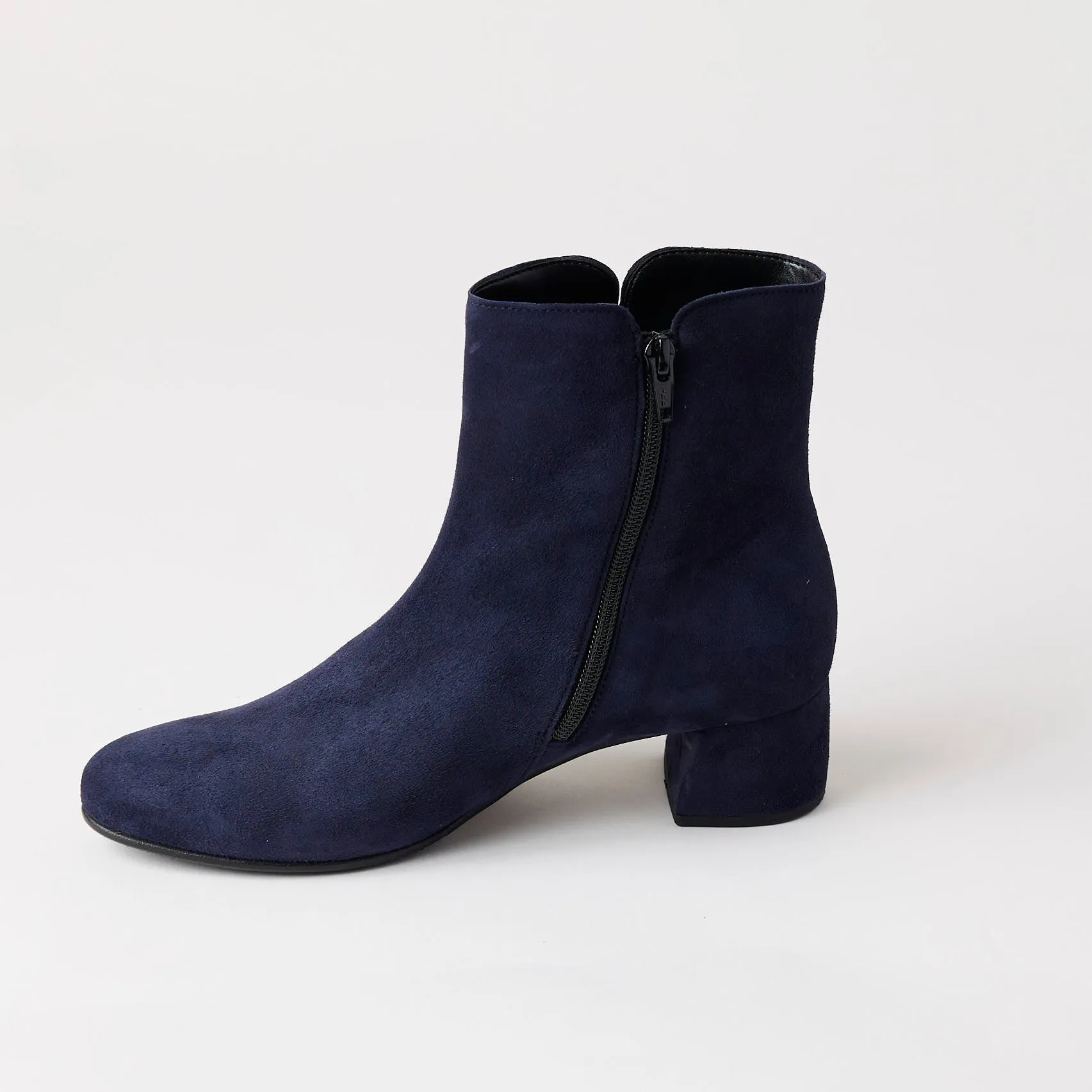 Gabor Navy Suede Ankle Boots