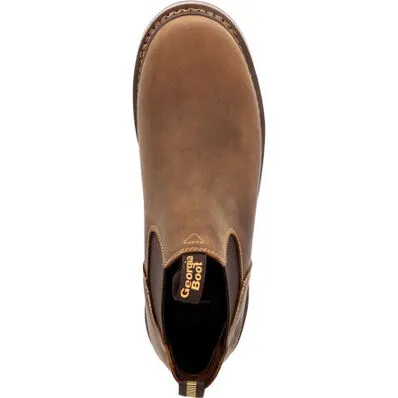 Georgia Mens AMP LT Wedge Work Romeo Boots