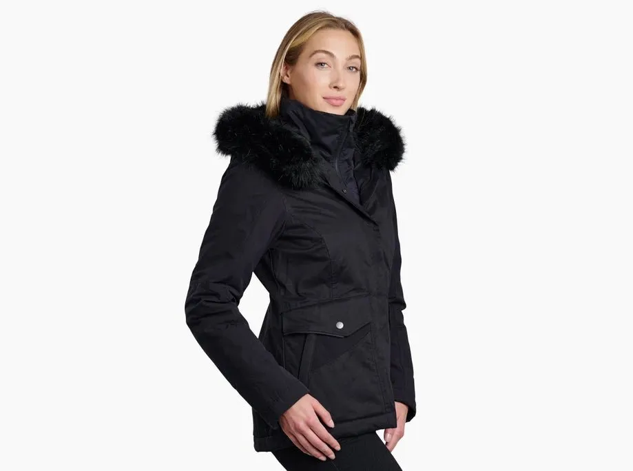 Kuhl Women's Ukon Fleece Lined Hoody - Blackout
