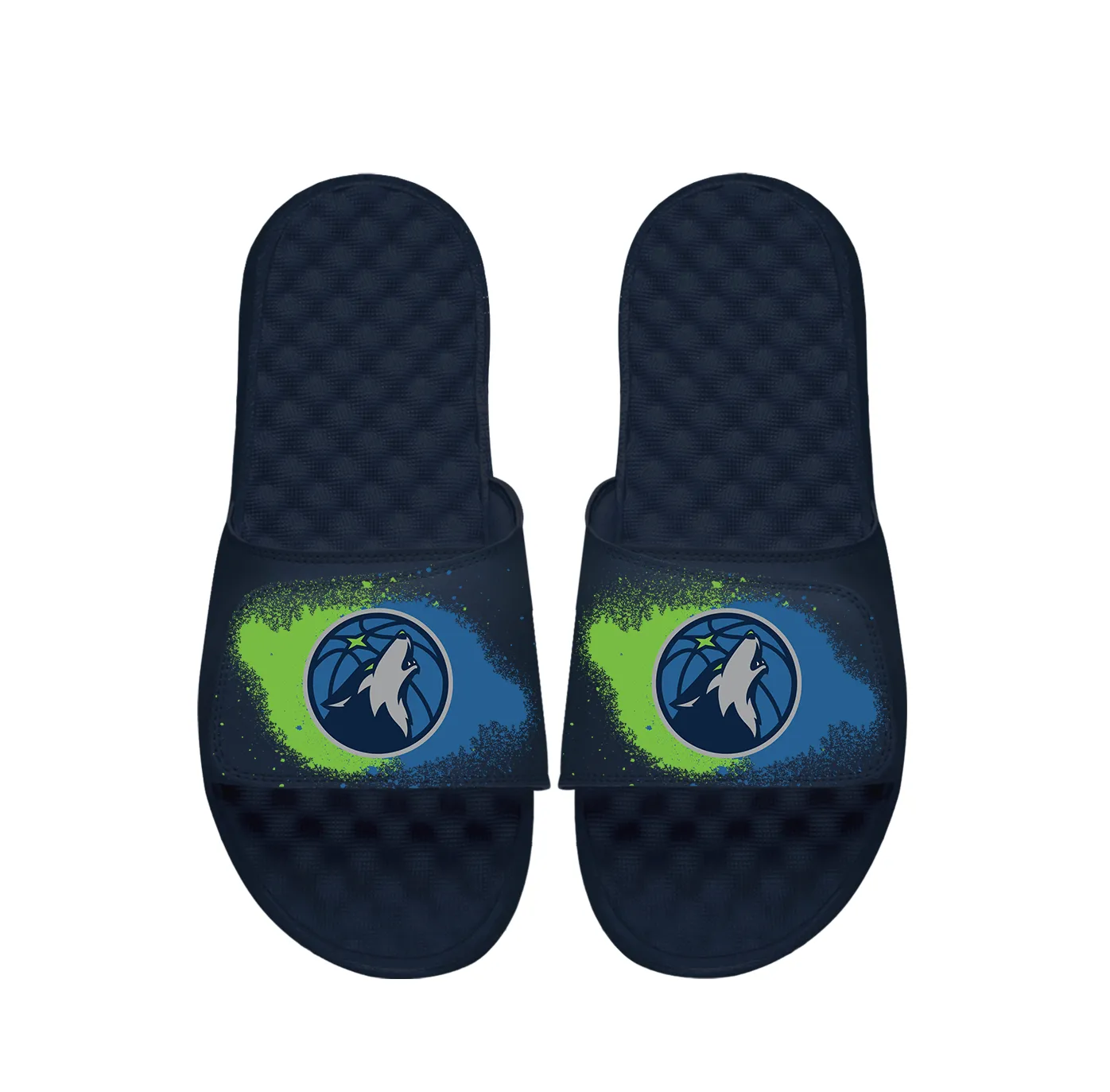 Minnesota Timberwolves Spray Paint Slides