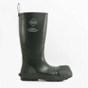 MUDDER TALL SAFETY Mens Rubber Wellington Boots Moss