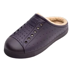 Native Fleece Lined Purple Clogs for Toddlers/Kids