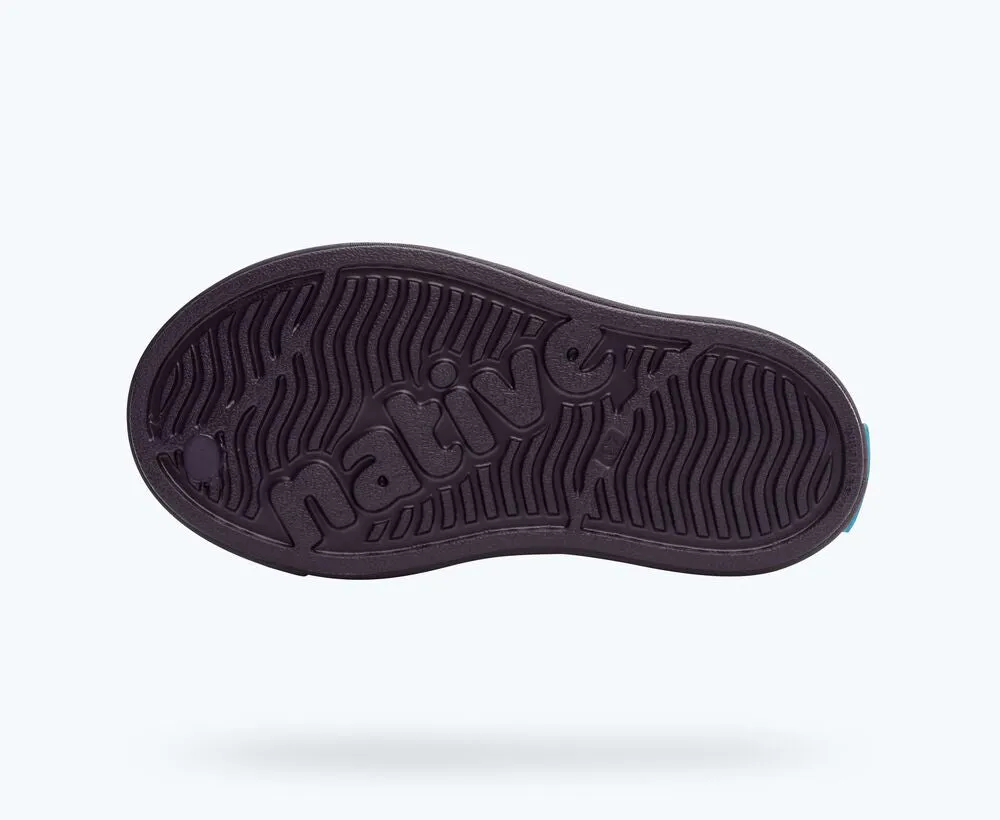 Native Fleece Lined Purple Clogs for Toddlers/Kids