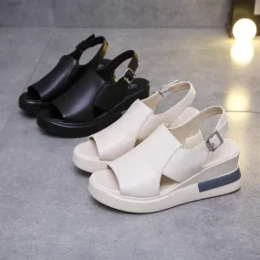 Orthopedic open toe sandals with slingback