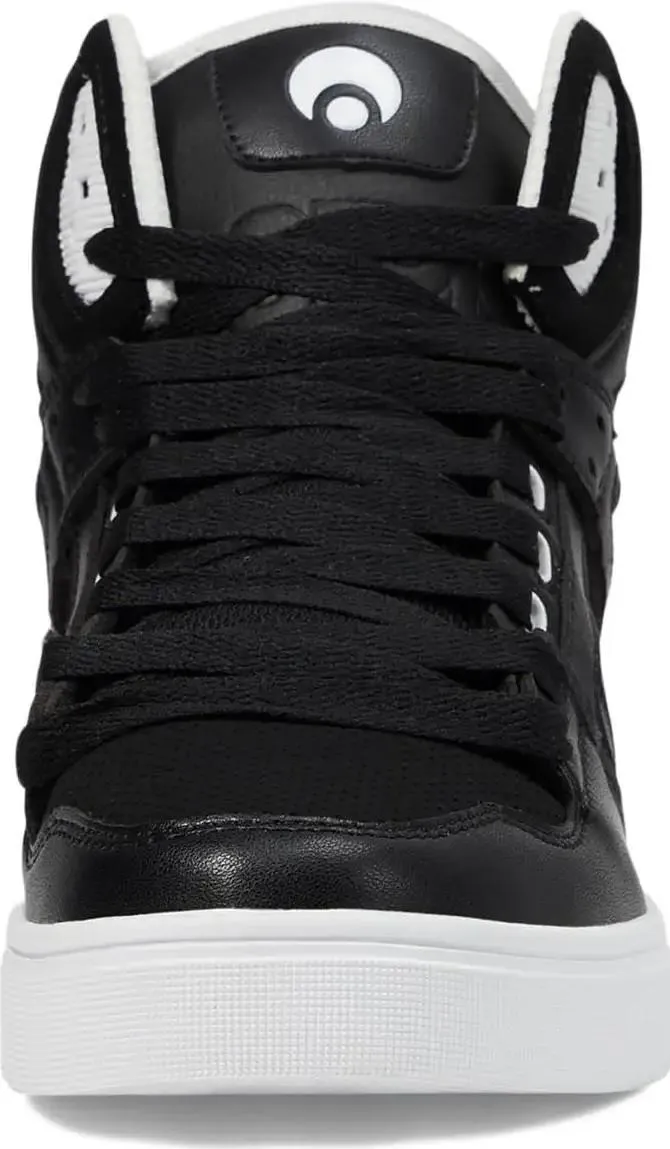 Osiris Clone Black Black White Mens Skate Hi Top Trainers