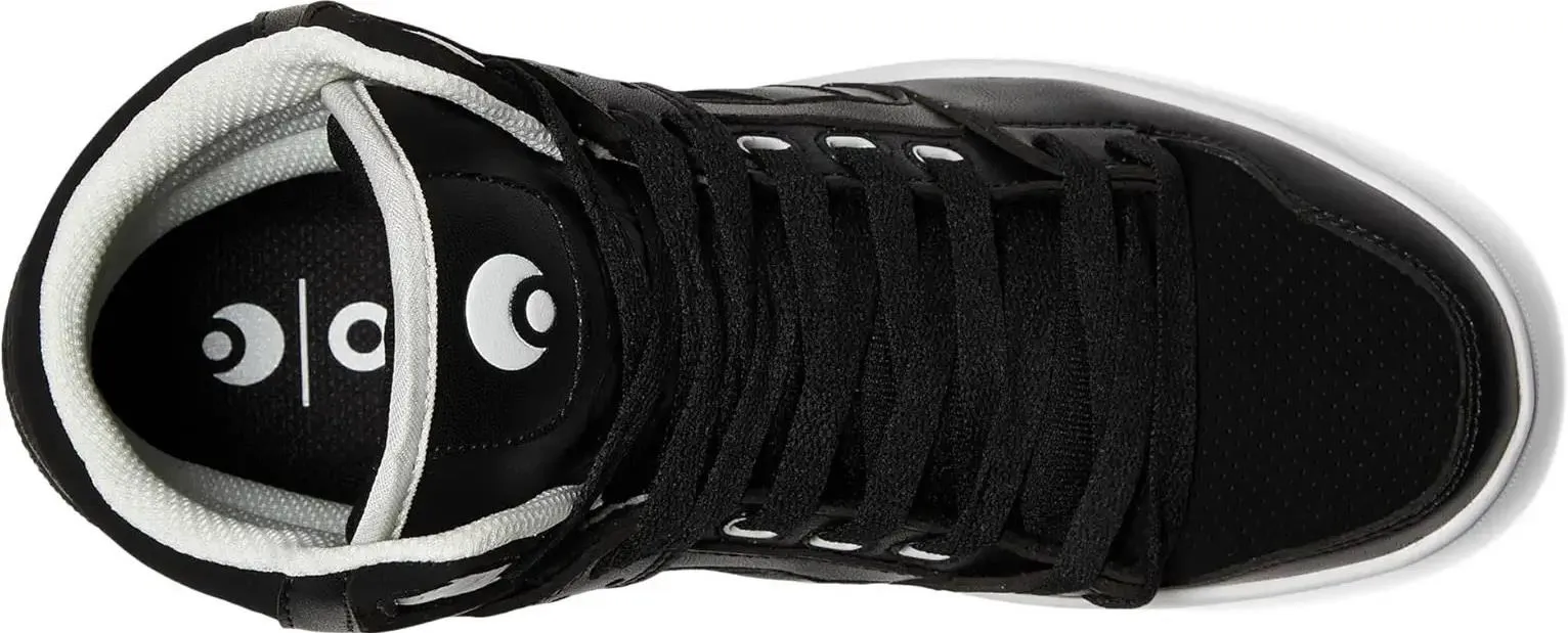 Osiris Clone Black Black White Mens Skate Hi Top Trainers