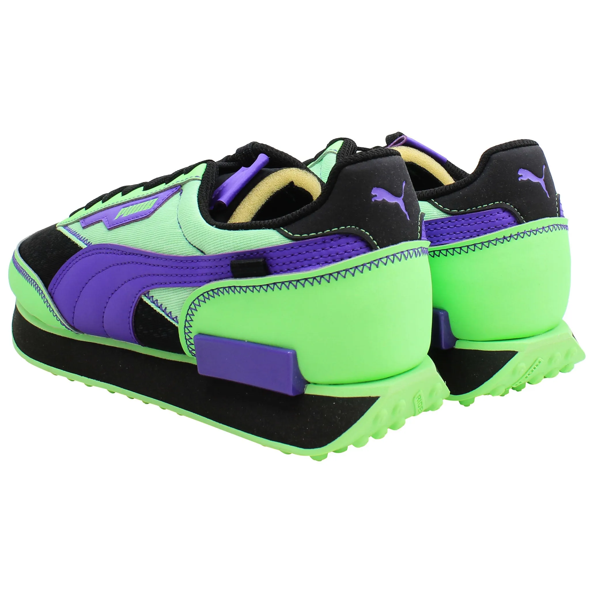 Puma Future Rider Mens Green/Black Trainers