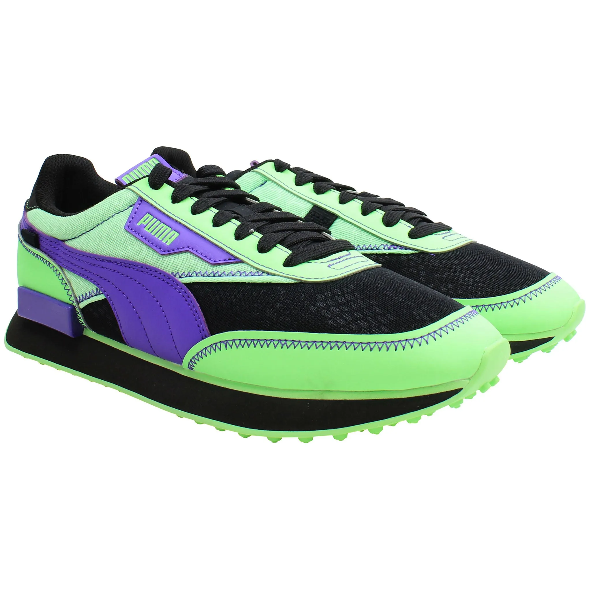 Puma Future Rider Mens Green/Black Trainers