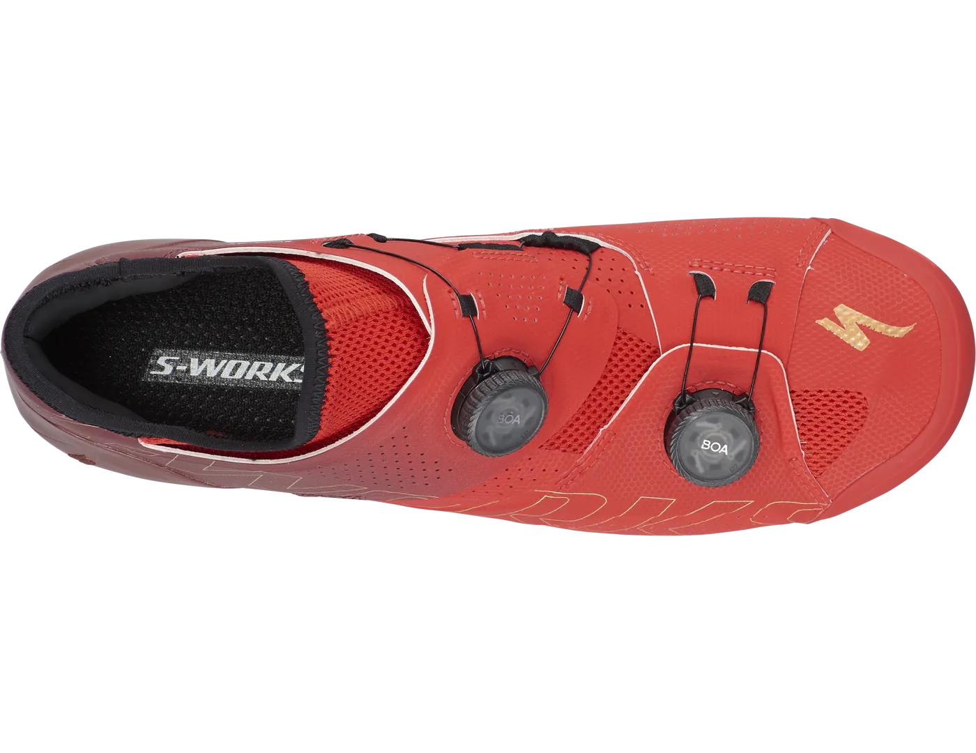 S-Works Ares Road Shoes Flo Red/Maroon