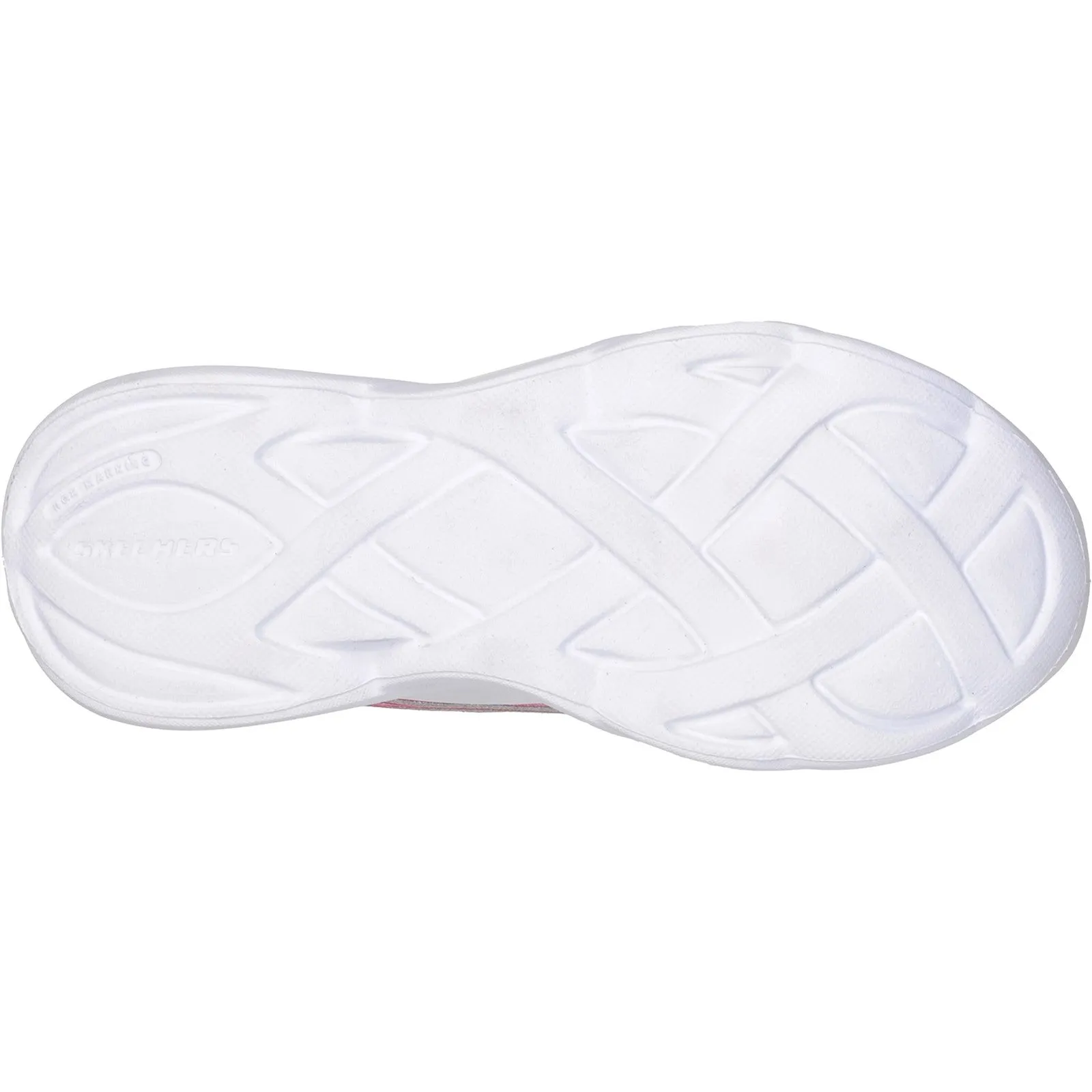 Skechers Girls Twisty Brights Mystical Bliss Light Up Trainers - Silver