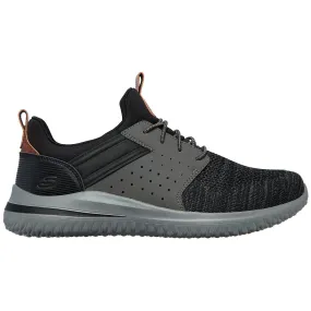 Skechers Mens trainer Delson  210238bkgy Black/grey