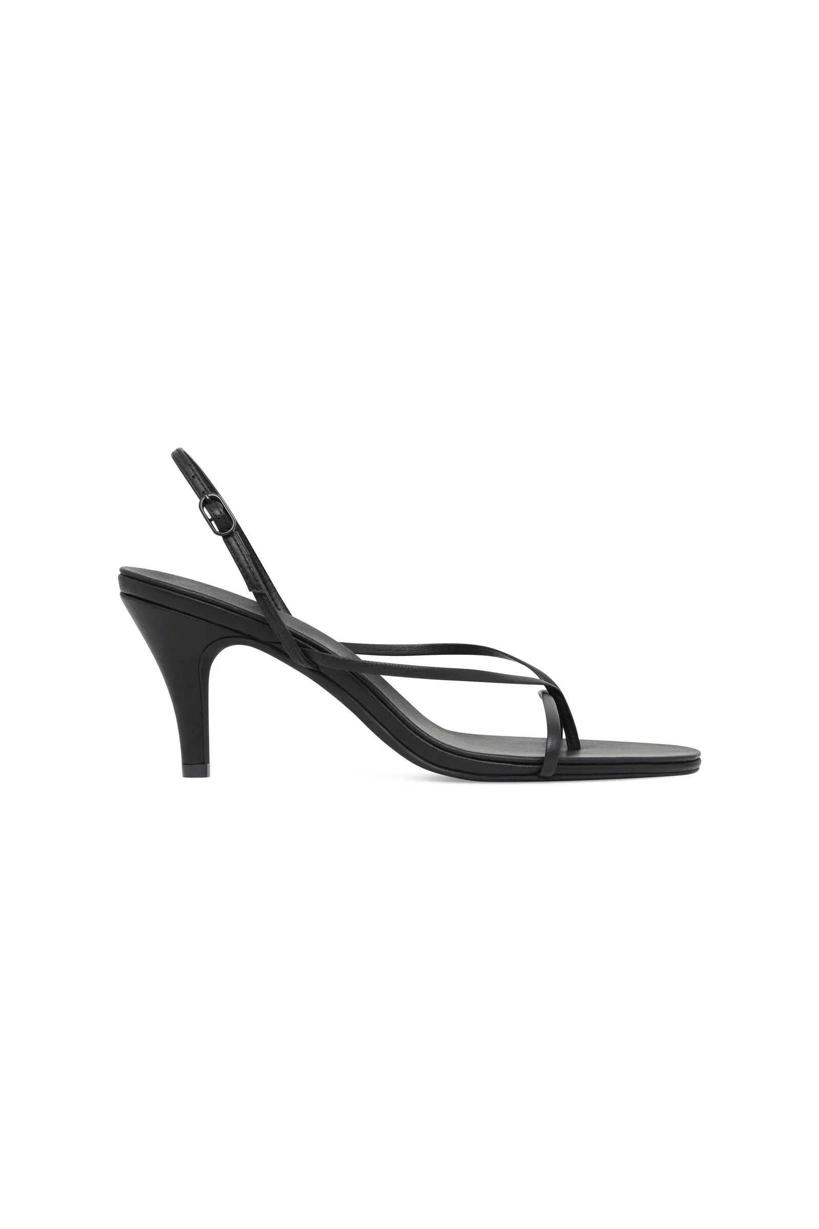 STACE LEATHER SLINGBACK HEEL