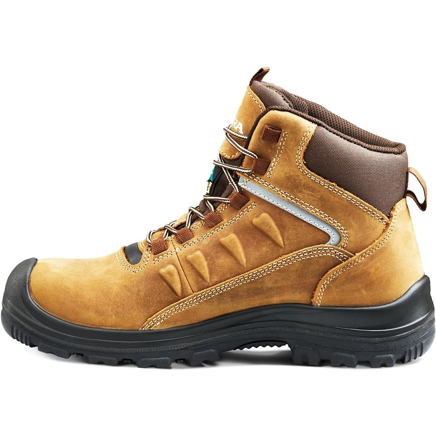 Terra Men's Findlay 6" Comp Toe WP Safety Work Boot -Brown- R5204B
