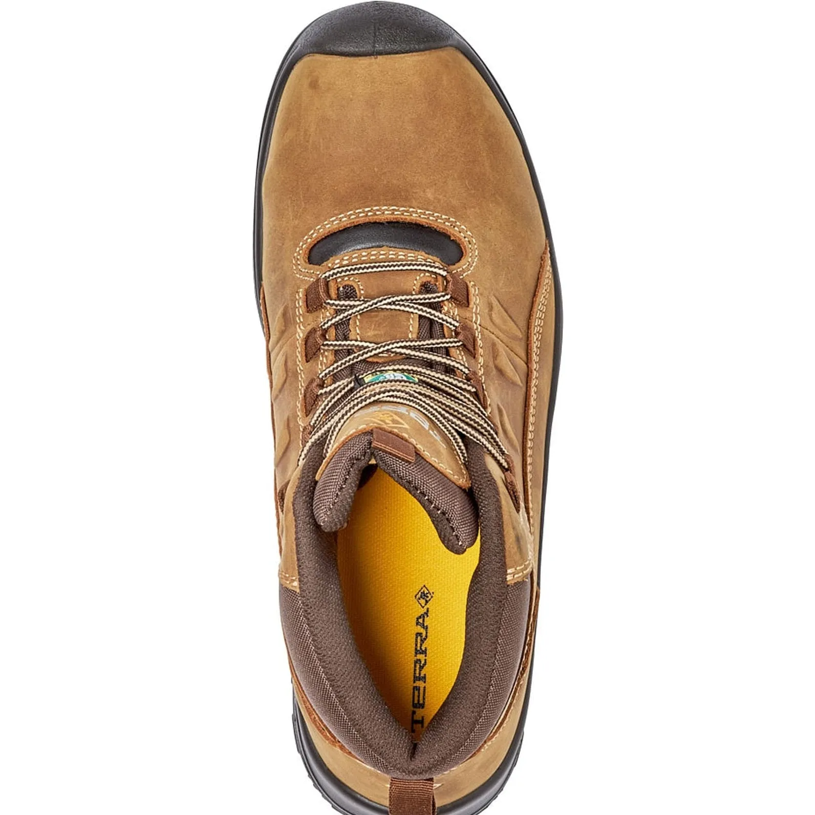 Terra Men's Findlay 6" Comp Toe WP Safety Work Boot -Brown- R5204B