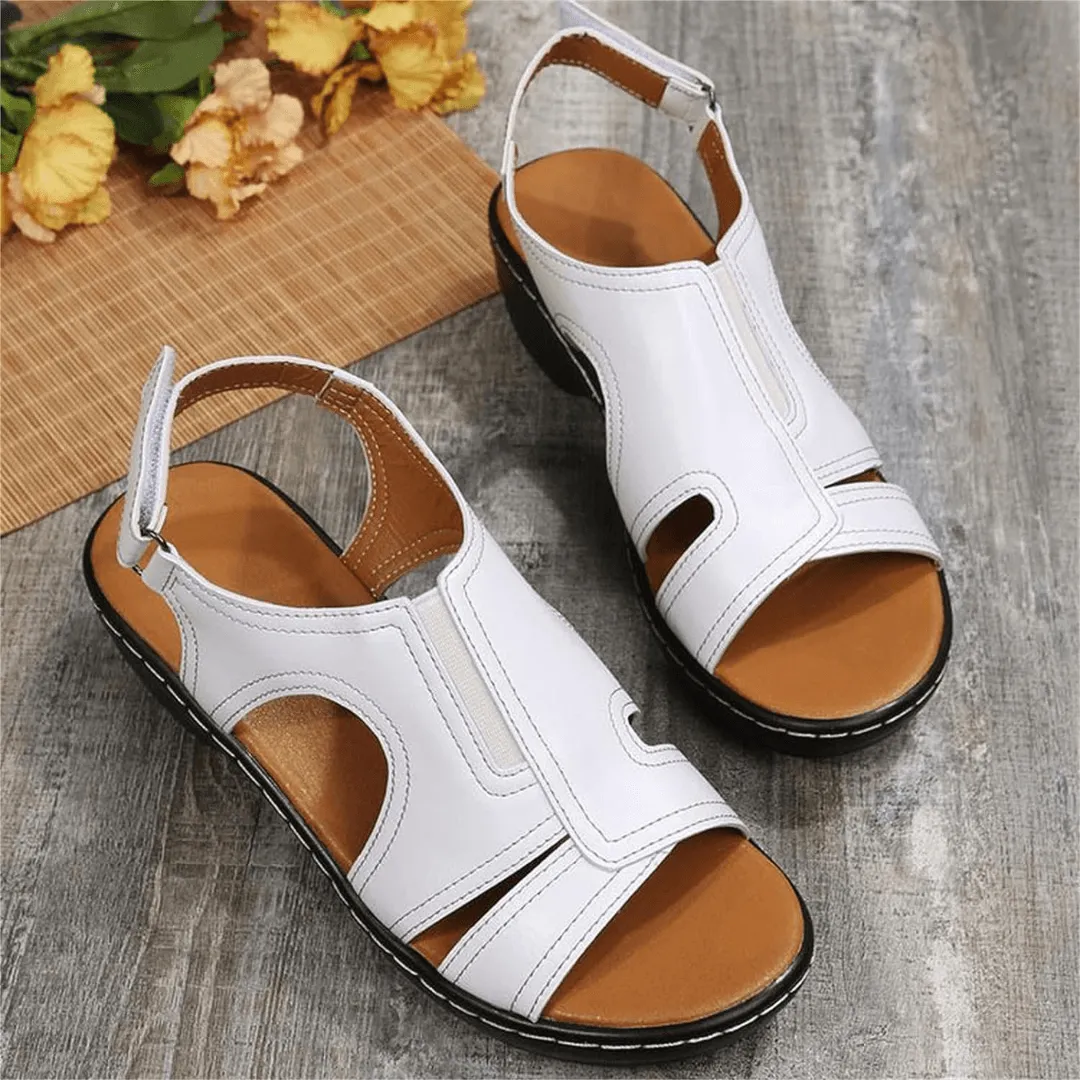 TGG Premium Orthopedic Leather Wedge Sandals