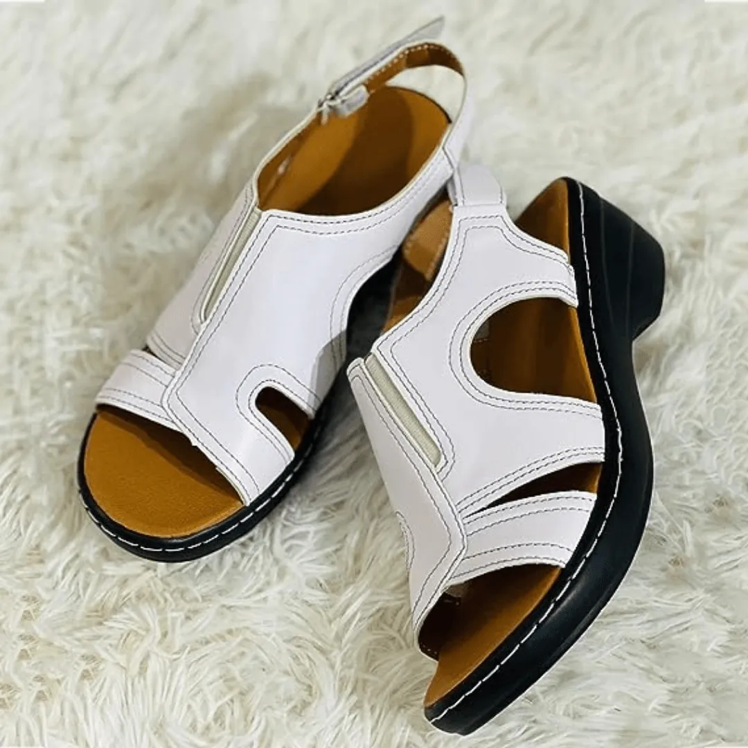 TGG Premium Orthopedic Leather Wedge Sandals