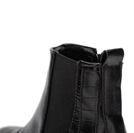 Women's Autumn/Winter PU Leather Chelsea Ankle Boots