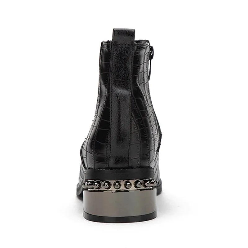 Women's Autumn/Winter PU Leather Chelsea Ankle Boots