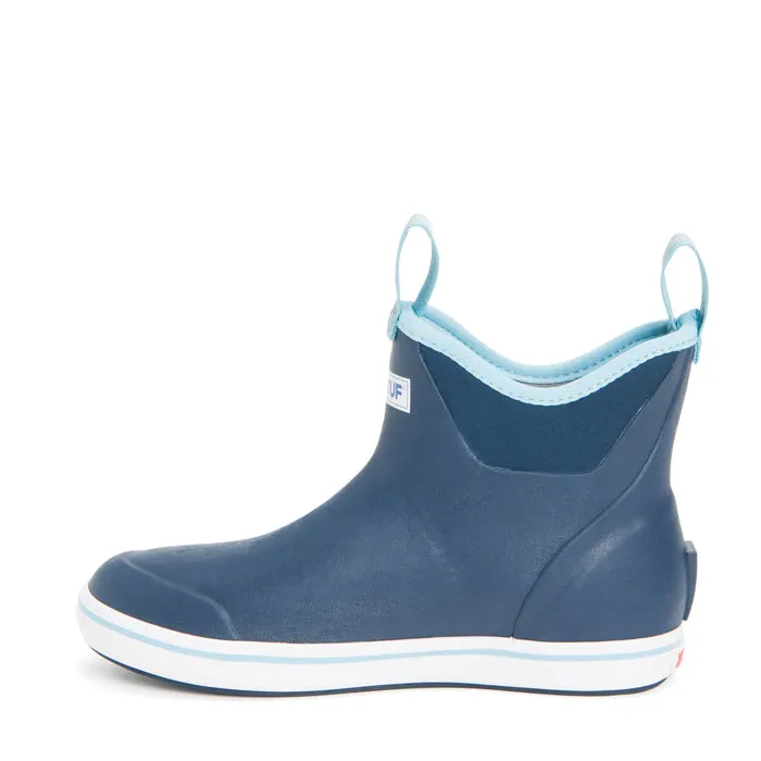 Womens Xtratuf 6 Inch Ankle Deck Boot Navy