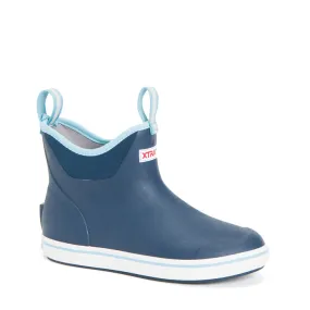 Womens Xtratuf 6 Inch Ankle Deck Boot Navy