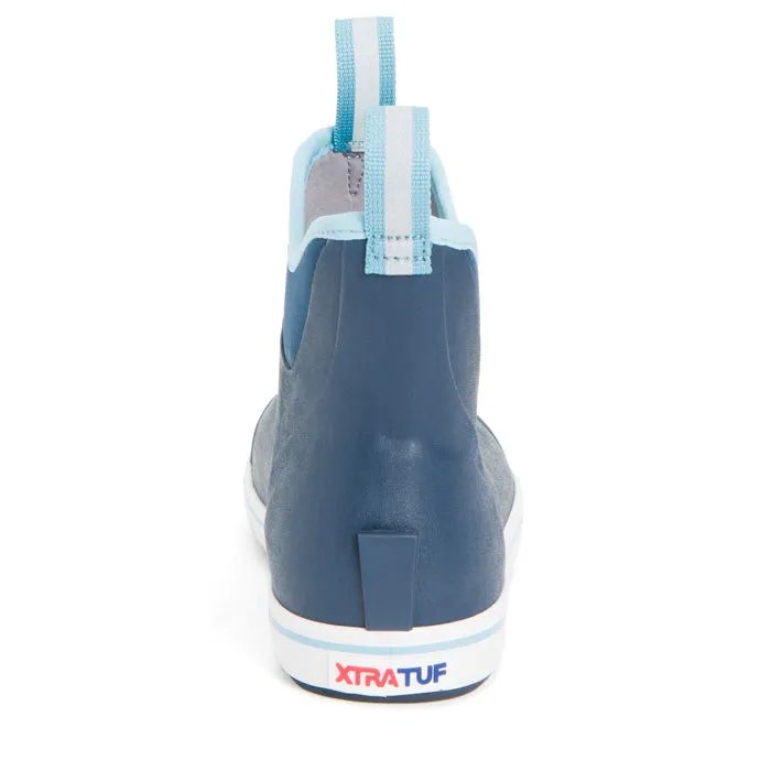 Womens Xtratuf 6 Inch Ankle Deck Boot Navy