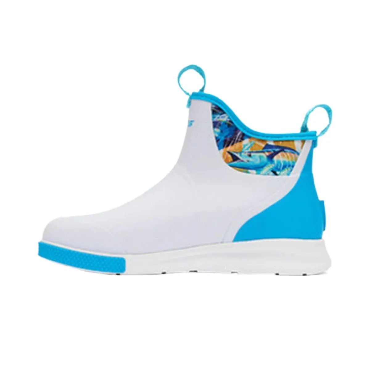 Xtratuf Ankle Deck Sport Men's 6" Boots Guy Harvey Xadsmgh1 In White